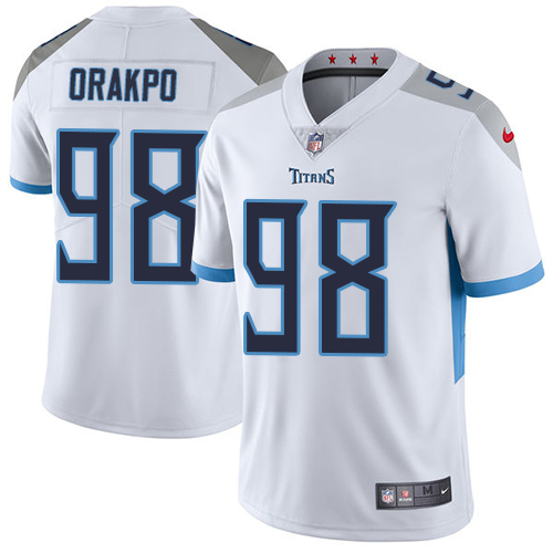 Nike Titans #98 Brian Orakpo White Youth Stitched NFL Vapor Untouchable Limited Jersey - Click Image to Close
